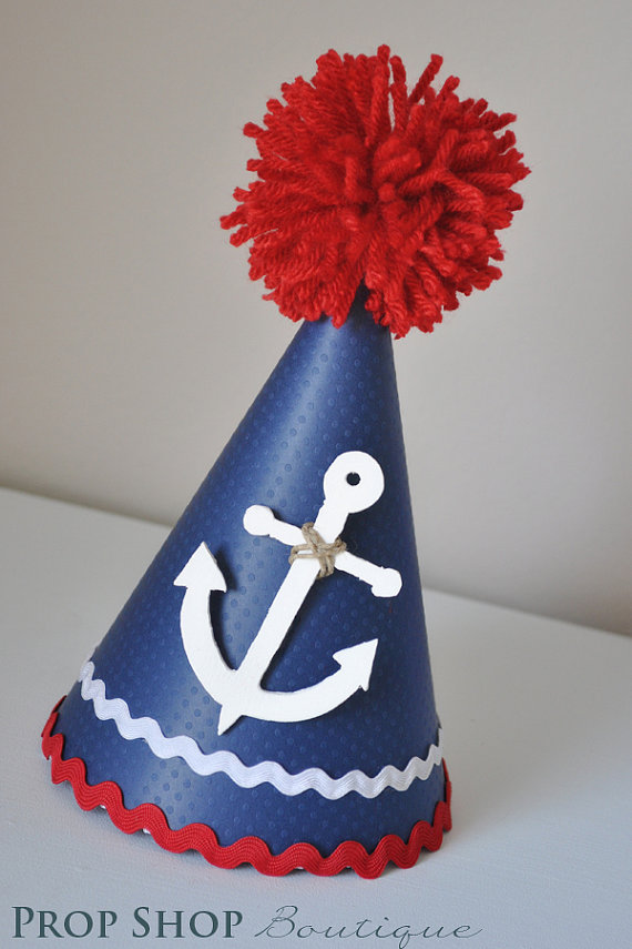 Boy's Little Anchor Sailor Hat